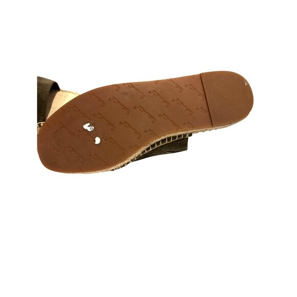 Splendid Womens Olive Green Suede Slide-On Espadrille Sandals Size 6 1/2 - Picture 12 of 16